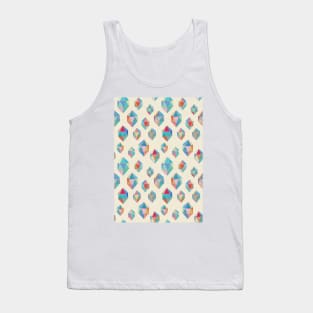 Floating Gems - a pattern of painted polygonal shapes Tank Top